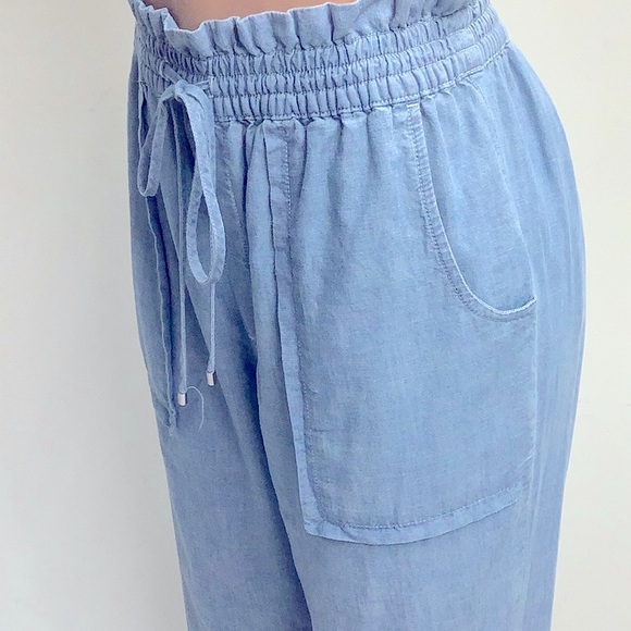 Lauren Ralph Lauren Cropped Cotton Pants - Picture 1 of 8